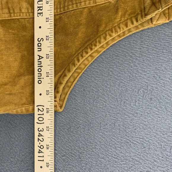 Lucy & Yak Corduroy Overalls Womens Small S32 Yellow Organic Cotton Relaxed Fit - Picture 7 of 13